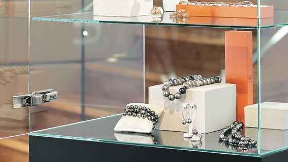 Vitrine avec charnières CRISTALLO de Blum