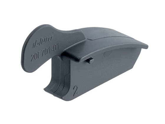 Limiteur d'angle d'ouverture 83° pour porte relevable AVENTOS HF Blum