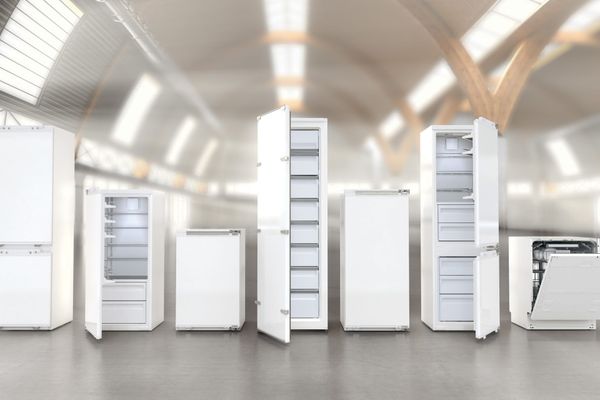 SERVO-DRIVE flex de Blum pour l'ouverture des réfrigérateurs, congélateurs et lave-vaisselle sans poignée