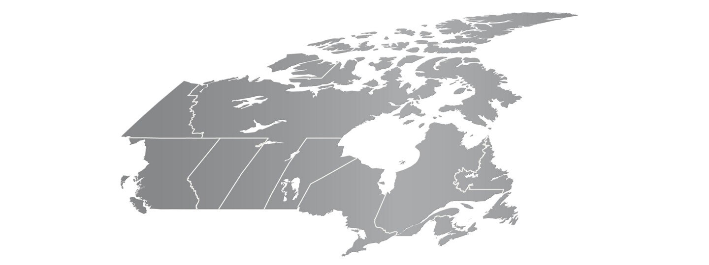 Carte du Canada